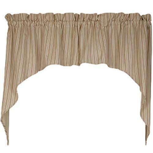 Country Primitive LANCASTER BERRY LINED VALANCE 14X72* New 