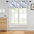 thumbnail image 3 of Kitchen Valances for Windows Polyester Valance Curtains Rod Pocket Rustic Floral Printed Window Treatments, 3 of 7