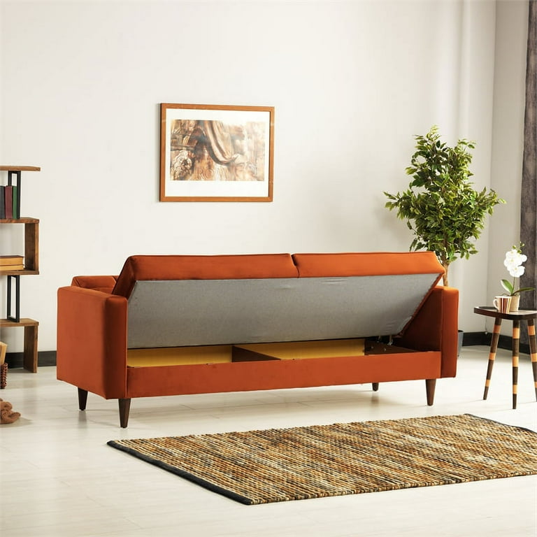 Burnt orange cheap sleeper sofa