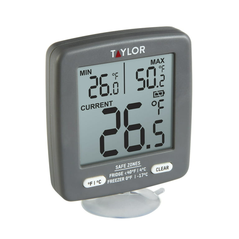 Taylor Indoor Digital Plastic Thermometer with Hygrometer 