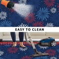 thumbnail image 5 of Independence Day Outdoor Rug for Patio/Deck/Porch, Non-Slip Large Area Rug 5 x 8 Ft, Red Blue Fireworks Stars Flag Day Indoor Outdoor Rugs Washable Area Rugs, Reversible Camping Rug Carpet Runner, 5 of 8