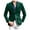 Green, variant on Men's Suits Classic Fit Mens Blazer Vintage Herringbone Tweed Blazer Two Button Wool Blend Sport Coat with Pocket Square (Red,XXL)
