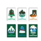 thumbnail image 1 of Serie de 24 tarjetas navideñas, juego de tarjetas de felicitación navideñas con pegatinas de sobre, 1 of 5