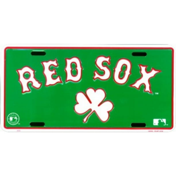 Plaque d'Immatriculation du Sox Rouge de Boston
