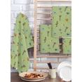 thumbnail image 2 of Spring Flowers Kitchen Dish Towels for Drying Dishes Set of 4, Pink Yellow Wildflowers Country Plants Green Waffle Weave Microfiber Hand Tea Bathroom Towels Quick Dry & Absorbent Towel 15.7x23.6, 2 of 7