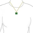 thumbnail image 3 of Bling Jewelry Womens Bali Tribal Green Jade Elephant Pendant Necklace 14K Gold, 3 of 4