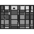 thumbnail image 1 of Ahgly Company Machine Washable Indoor Rectangle Transitional Charcoal Black Area Rugs, 7' x 9', 1 of 7