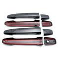 thumbnail image 6 of Xotic Tech New Carbon Fiber Style Side Door Handle Cover Protector Trim for Mitsubishi Lancer EX Evolution X EVO 2008-2017, 6 of 8