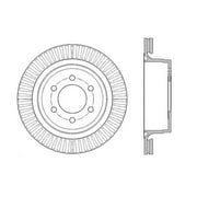 CENTRIC PARTS - CROSS-DRILLED Fits select: 2012-2020 FORD F150