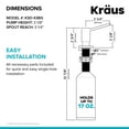 thumbnail image 6 of KRAUS Kitchen Soap and Lotion Dispenser in Brushed Gold, 6 of 8