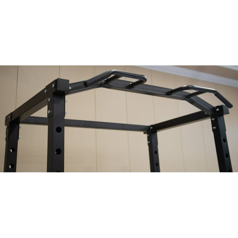 BalanceFrom PC 1 Series 1000lb Capacity Multi Function Adjustable Power Cage Power Rack with Optional Lat Pull down and Cable Crossover Power Cage Only Black Walmart
