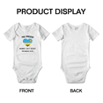 thumbnail image 3 of I'm Proof Mommy Can't Resist Rwandan Guys Baby Rompers Baby Bodysuit (White, 0-3 Months), 3 of 5