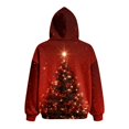 thumbnail image 4 of Pet Pouch Hoodie for Women, Christmas Tree Pullover Sweatshirt with Cuddle Pouch Dog Carrier Pocket, 4 of 5