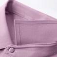 thumbnail image 3 of BiZtdJrK Golf Shirts for Men Summer Short Sleeve Button Collared Polos Shirt Solid Color Casual Sports Tennis T-Shirt 2025 Going Out Tops Purple S, 3 of 7