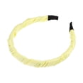 thumbnail image 1 of Ofertas Únicas 1 Pc Diadema Clásica Elegante Plisada para Mujeres y Niñas 0.67" de Ancho 4.33" de ID Amarillo, 1 of 4