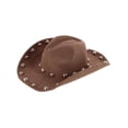 thumbnail image 2 of CTM  Western Ball Studded Trim Cowboy Hat (Women), 2 of 5