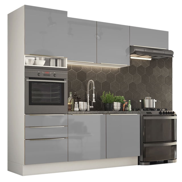 Cocina Integral Completa Modular Madesa Lux 260cm BG 03