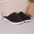 thumbnail image 6 of CHUMUD Womens Slipper Warm Comfy Memory Foam House Slippers Faux Fur Lined Anti-Skid Rubber Sole Bedroom Cozy Indoor Outdoor Slippers, 6 of 8