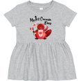 thumbnail image 3 of Inktastic My 1st Canada Day with Red and White Maple Leaves Girls Baby Dress, 3 of 5