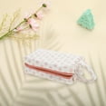 thumbnail image 3 of Bolsas de Maquillaje Rectangulares de Moda 1 Pc con Puntos para Viaje Pequeñas Blancas y Rosas de Poliéster, 3 of 5