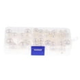 thumbnail image 3 of veasfak 79Pcs/Box Round Resin Pearl Buttons Sewing Scrapbooking Embellishment for Crafts, 3 of 9