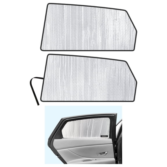 Side Window Rear Seat Sunshade for 2021-2026 Hyundai Elantra Sedan (Set of 2)