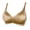 Khaki, variant on Satin Plunge Bras for Women Curve Pop Soft Seamless Wireless Bra Lightweight Full Coverage Bralettes Khaki S
