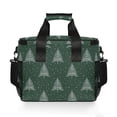 thumbnail image 7 of FORMRS Insulated Cooler Bag 24 Cans Capacity Soft Leakproof Lunch Box with Side Pockets, New Year Tree Pattern, 7 of 7