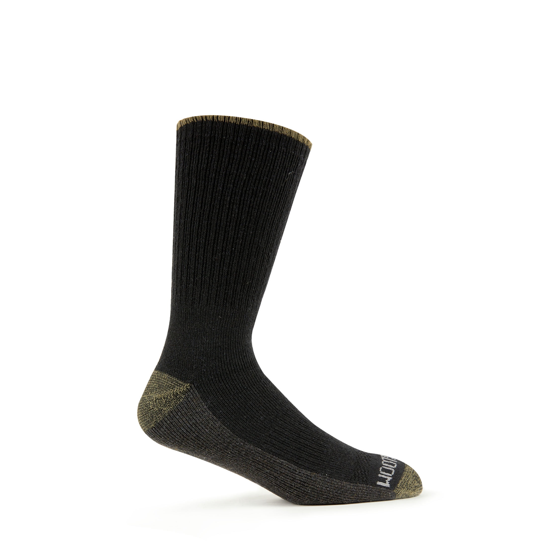 Fruit of the Loom Work Gear Heavy Duty Men's Crew Socks, Sizes 6-12, 4-Pack