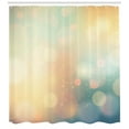 thumbnail image 3 of Ambesonne Abstract Shower Curtain, Ocean Themed Sunbeams, 69"Wx70"L, Dark Blue and Pale Green, 3 of 3