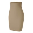 thumbnail image 6 of Wxolcjlv Womens Solid Tube Mini Skirt Strapless Waist Slim Silhouette Club Night Short Skirts, 6 of 6