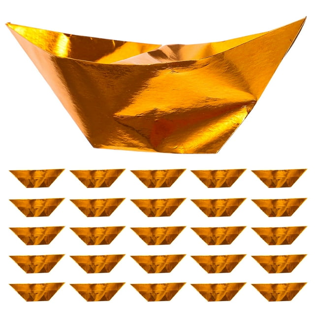 300 Sheets Paper Folding Gold Ingot Handmade DIY Worship Gold Ingot Burning Paper