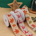 thumbnail image 6 of Clearance Christmas Decorations! Zuioae Wide-Brimmed Imitation Linen Ribbon Decorative Ribbon (Qty: 1*Ribbon), Wide Edge Imitation Linen Ribbon Decorative Ribbon 6.3 Cm Widened Wire Wrapping Kock Belt, 6 of 9