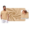 thumbnail image 5 of RICHCOIN Mens Polo Shirts Short Sleeve Knit Golf T Shirt for Men Classic Collared Casual Summer Tops, 5 of 7