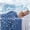 Blue - Starfish, variant on Cooling Blanket Throw 50"x70" for Hot Sleepers, Arc-Chill Q-Max>0.5 Cool Fiber, Absorbs Heat to Keep Cool, Blue Lightweight Breathable Coastal Theme Summer Cold Blankets for Sofa, Bed