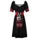 thumbnail image 4 of Maximum The Horm Japan metal vestido de manga corta vestido de cumpleaños vestidos largos de mujer vestido suelto de mujer, 4 of 6