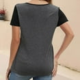 thumbnail image 4 of breaise Nursing Tops for Breastfeeding,Women's Double Layer Breastfeeding shirts Summer Short Sleeve Postpartum Clothes Comfortable Loose-Fit Mama Clothes, 4 of 5