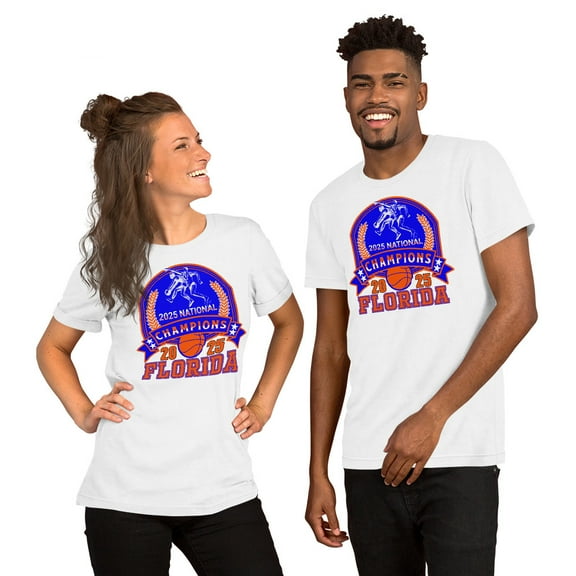 Florida Basketball: 2025 National Champions Shirt, Vintage Men Florida Women Tee (XS)