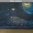 thumbnail image 6 of Ambesonne Navy Blue Place Mats Set of 4, Tree in Woods, Standard Size, Navy Blue, 6 of 6