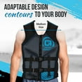 thumbnail image 3 of O'Brien Men's Recon M Life Jacket with Split Back Panel, and Ring, Blue, 3 of 7