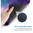 thumbnail image 5 of Purple Galaxy Mouse Pad Gaming Large Desk Mat Non-Slip Rubber Base Mousepad with Stitched Edges Waterproof Desktop Protector Decor Desk Pad for Work Game Office (31.5x11.8 in), 5 of 6