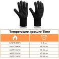 thumbnail image 5 of Rawiri Guantes de barbacoa resistentes al calor, guantes de cocina resistentes al calor para barbacoa, parrilla, hornear, chimenea, 5 of 5