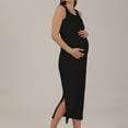 thumbnail image 2 of UFOUND Maternity Women Tank Tops Sleeveless Solid Color Round Neck Pregnant Dress, 2 of 7