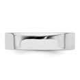 thumbnail image 5 of Auriga Sterling Silver Rhodium-plated 5 mm Flat Band for Women Size 8.5, 5 of 6