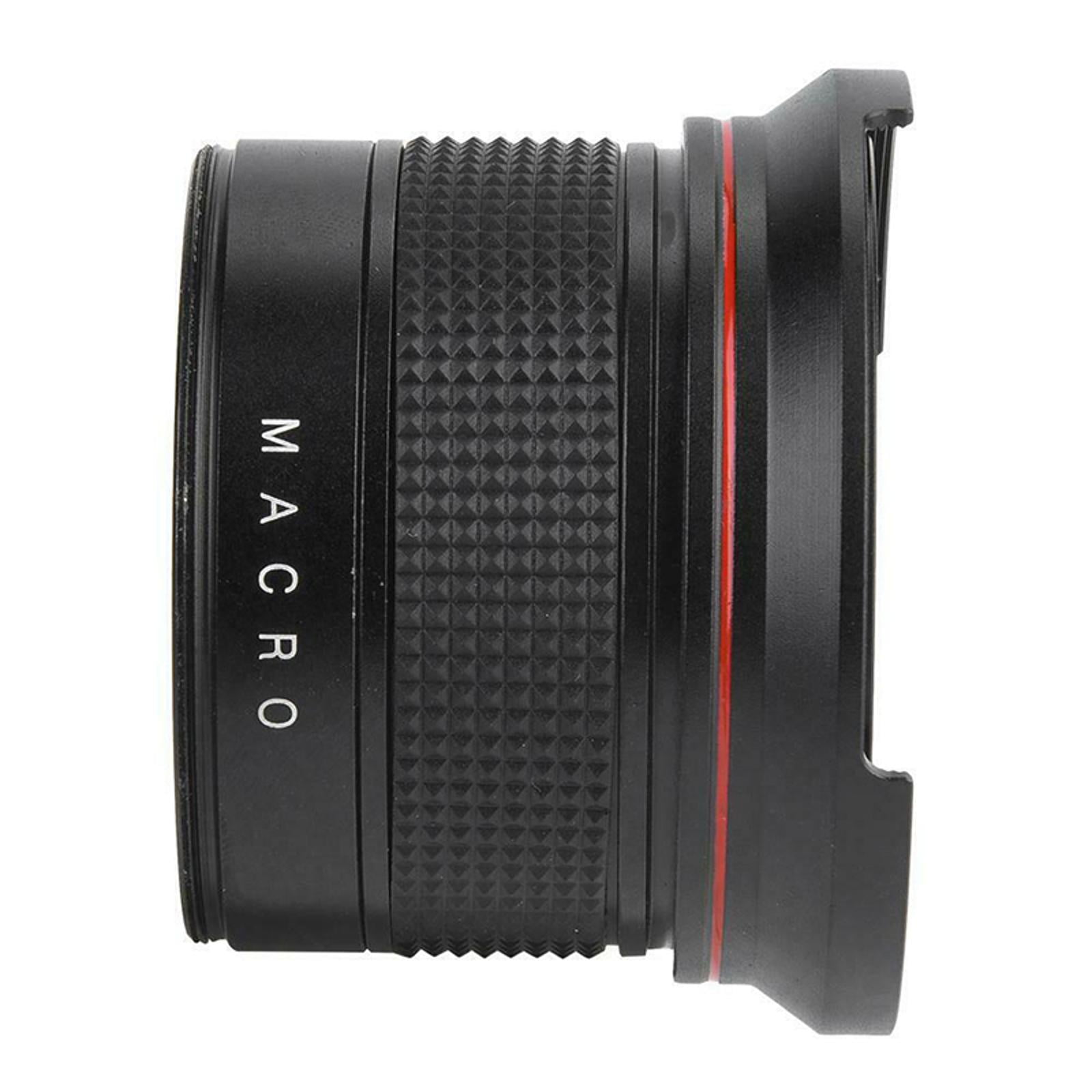 58MM 0.35X Detachable Camera Macro Fisheye Lens Multi-Coated Wide