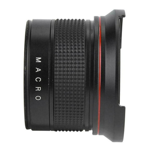 58mm Fisheye Lens for Canon Rebel Series Detachable Macro, Multi-Coated Glass, Professional Use