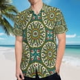 thumbnail image 5 of High Quality Hawaiian Shirts for Men Short Sleeve Aloha Beach Shirt Floral Summer Casual Button Down Shirts Blouses AMJEHU, 5 of 7