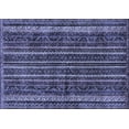 thumbnail image 1 of Ahgly Company Indoor Rectangle Abstract Blue Modern Area Rugs, 7' x 10', 1 of 4