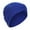 Blue, variant on Solid Head Cover for Women Soft Turban Style Wrap Cap with Comfortable Design