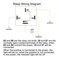thumbnail image 7 of 3pcs DC 48V 40A SPST Automotive Car Relay 4 Pin 4 Wires w/ Harness Socket Plug, 7 of 7